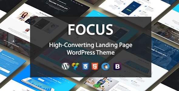 Focus High Converting Landing Page WordPress Theme