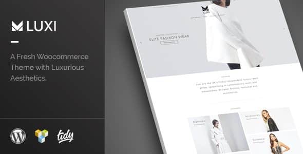 Luxi Luxury Elegant WooCommerce WordPress Theme