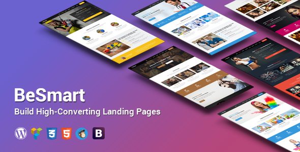 BeSmart High Converting Landing Page WordPress Theme