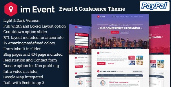 im Event - Event And Conference WordPress Theme 3.2.1