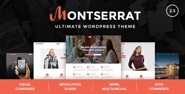 Montserrat Multipurpose Modern WordPress Theme