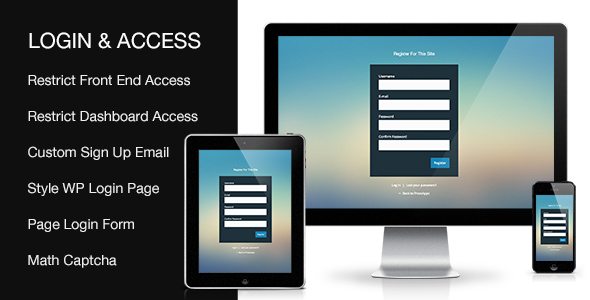 Custom Login And Access WordPresss Plugin