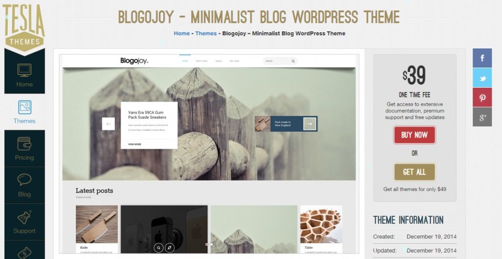 Tesla Themes Blogojoy WordPress Theme