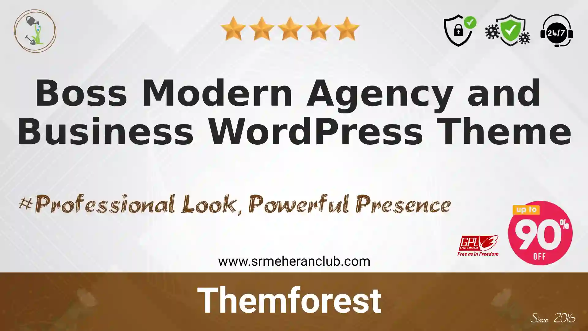 Boss Modern Agency and Business WordPress Theme — Product by Themeforest