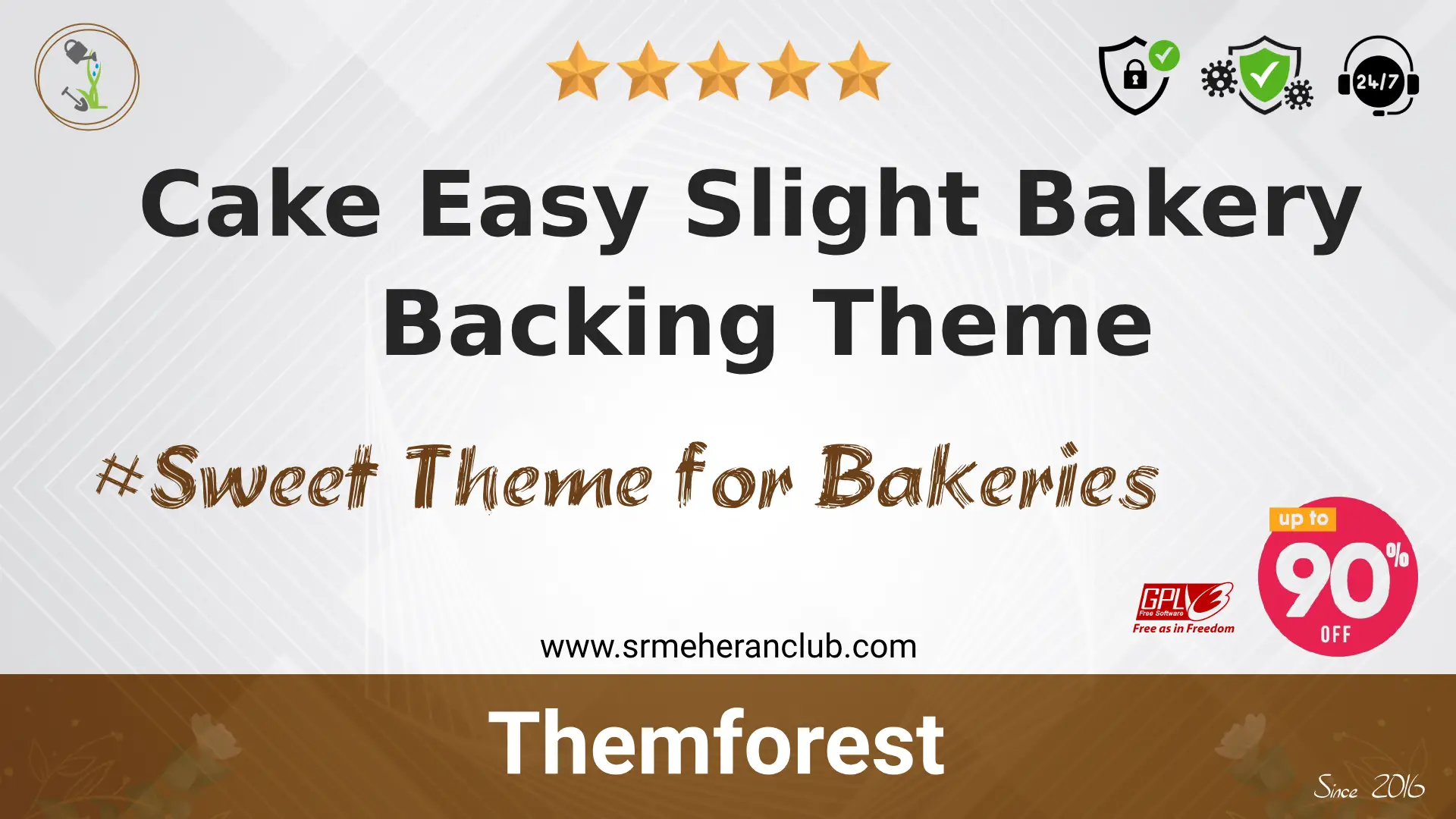 Cake Easy Slight Bakery Backing Theme — Product by Themeforest