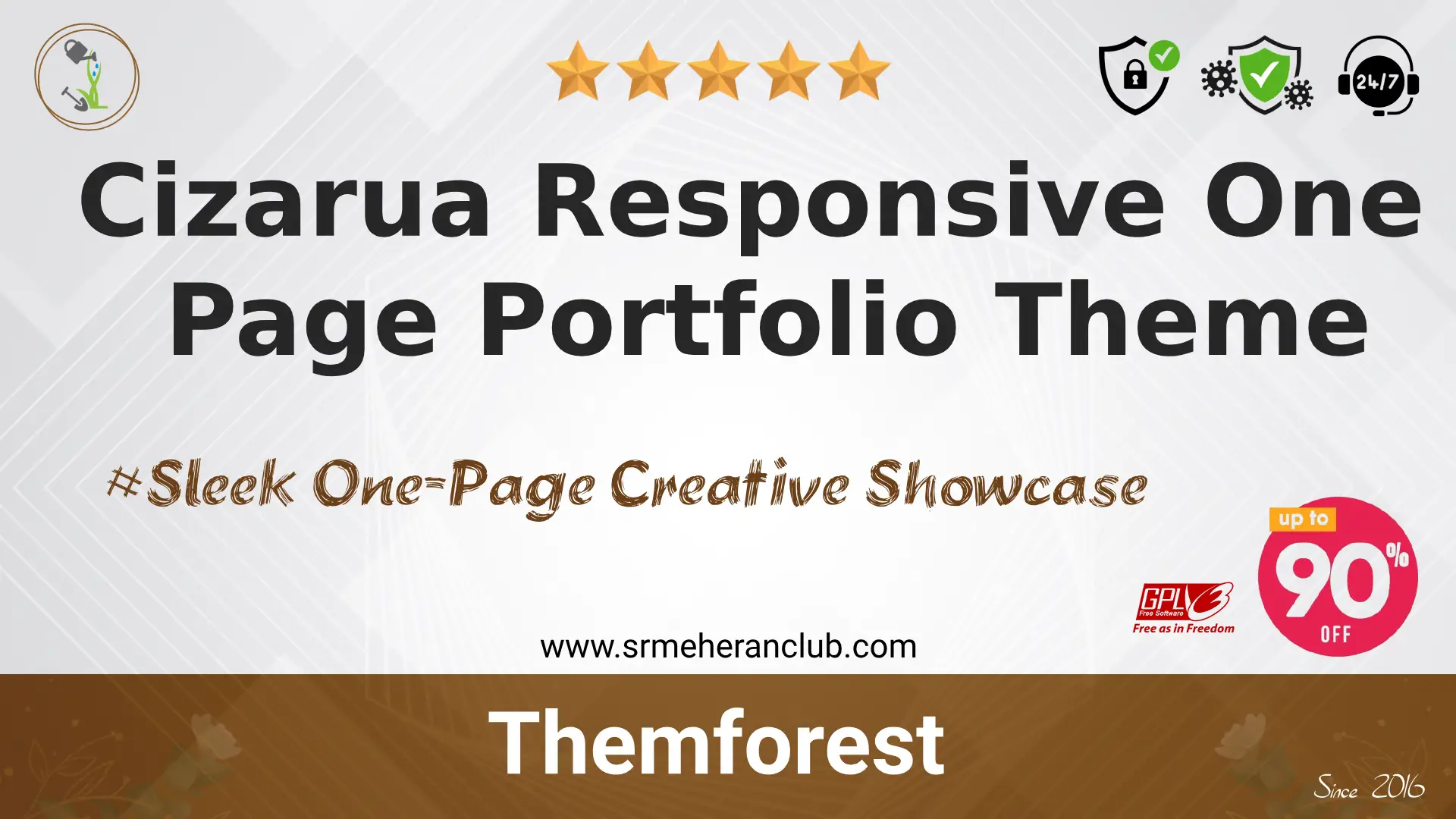 Cizarua Responsive One Page Portfolio Theme