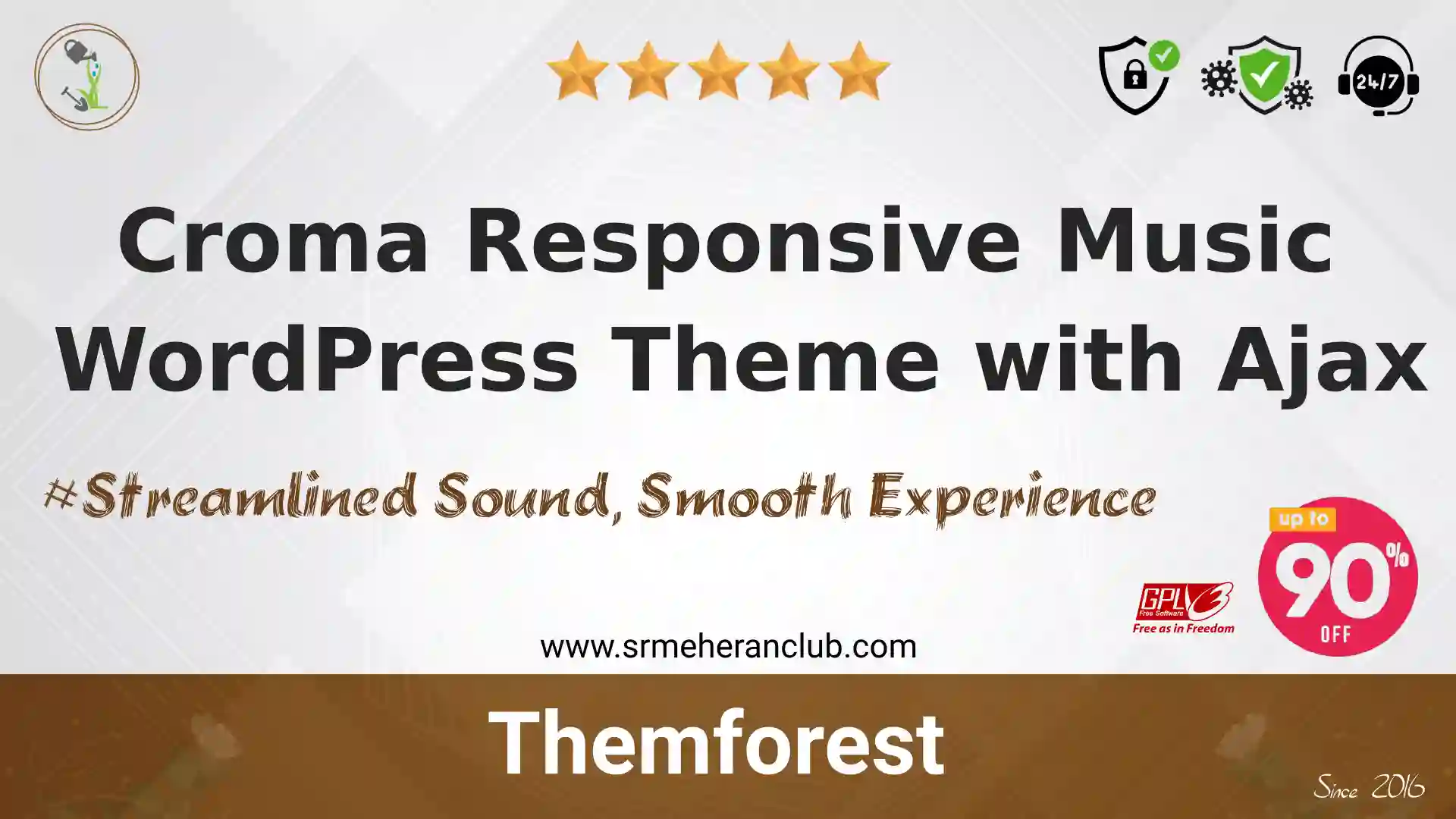 Croma Responsive Music WordPress Theme with Ajax — Theme by Themeforest