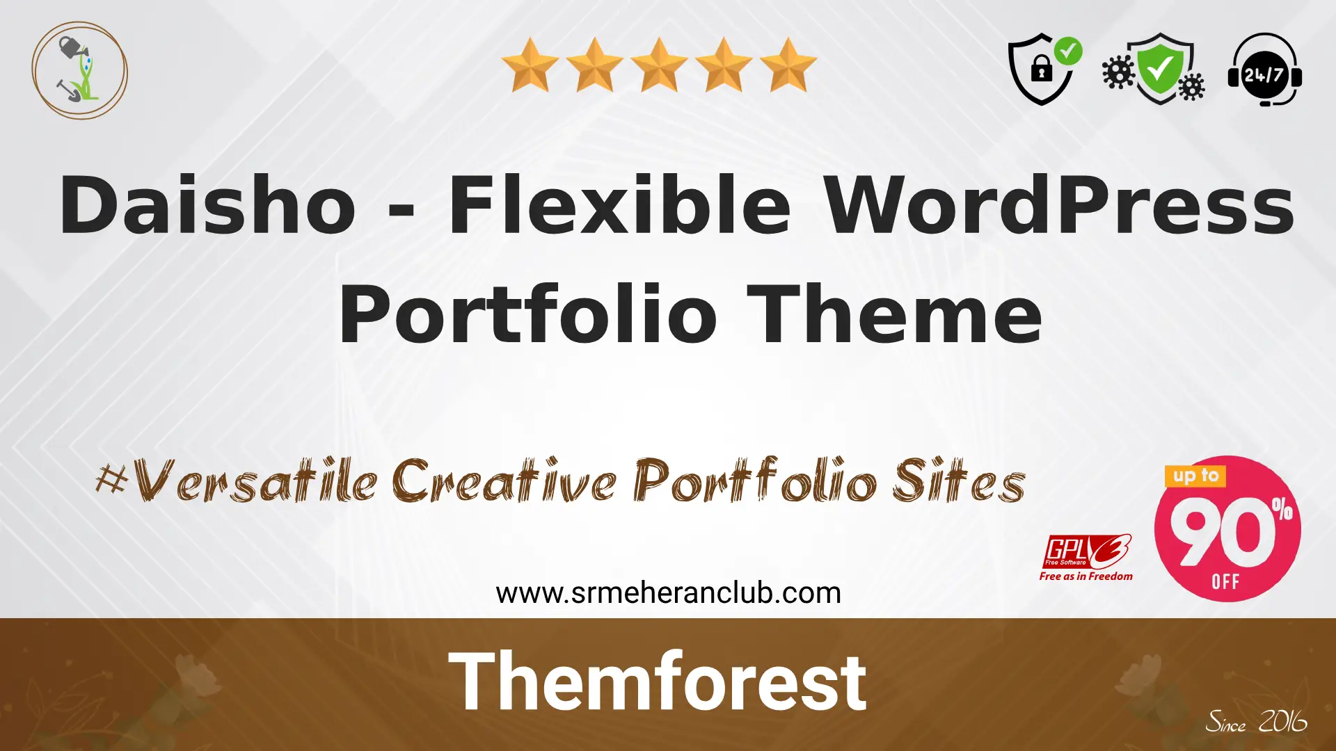 Daisho – Flexible WordPress Portfolio Theme — Theme by Themeforest