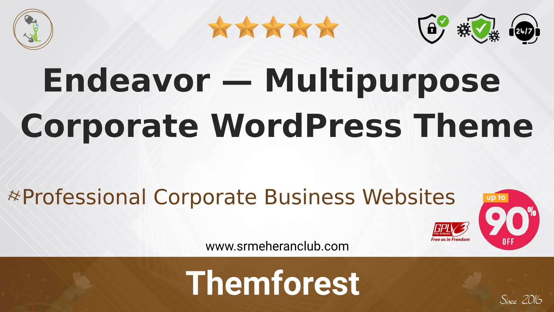 Endeavor — Multipurpose Corporate WordPress Theme — Product by Themeforest