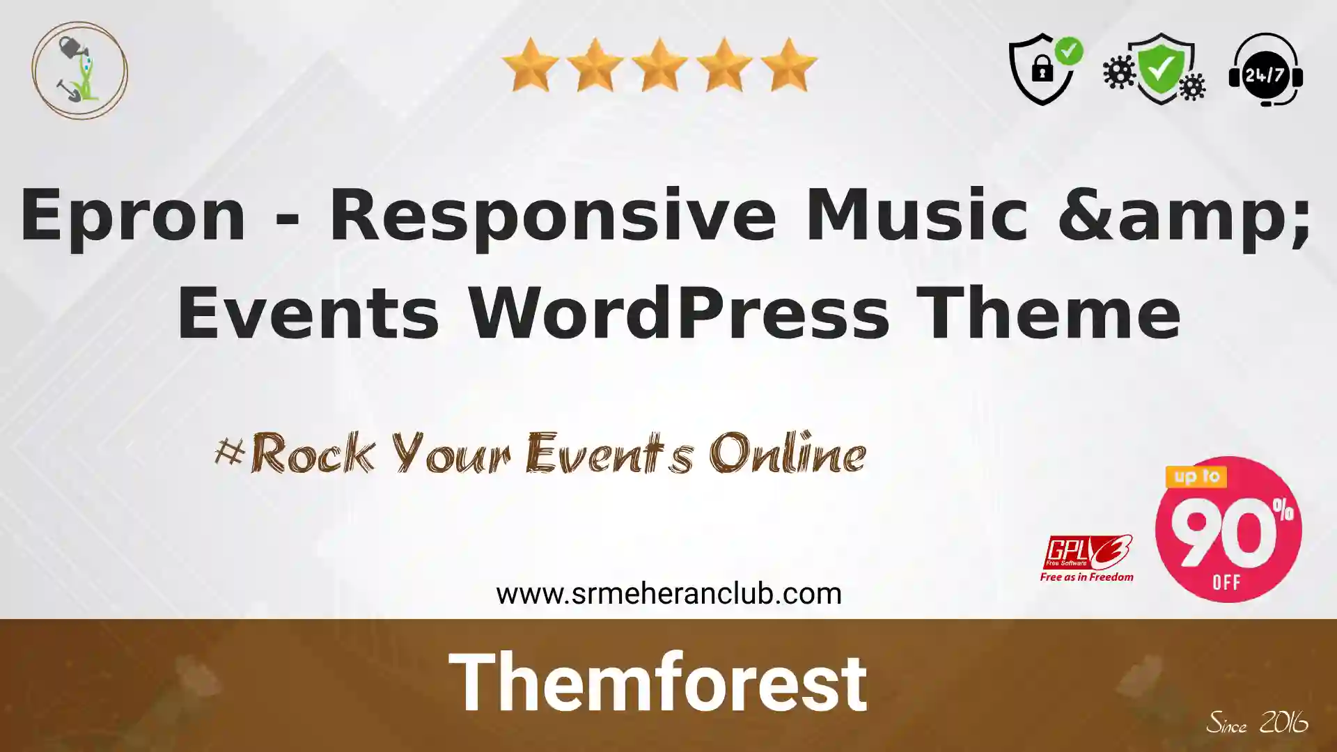 Epron – Responsive Music & Events WordPress Theme — Theme by Themeforest