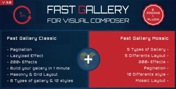 Fast Gallery Premium Wordpress Plugin