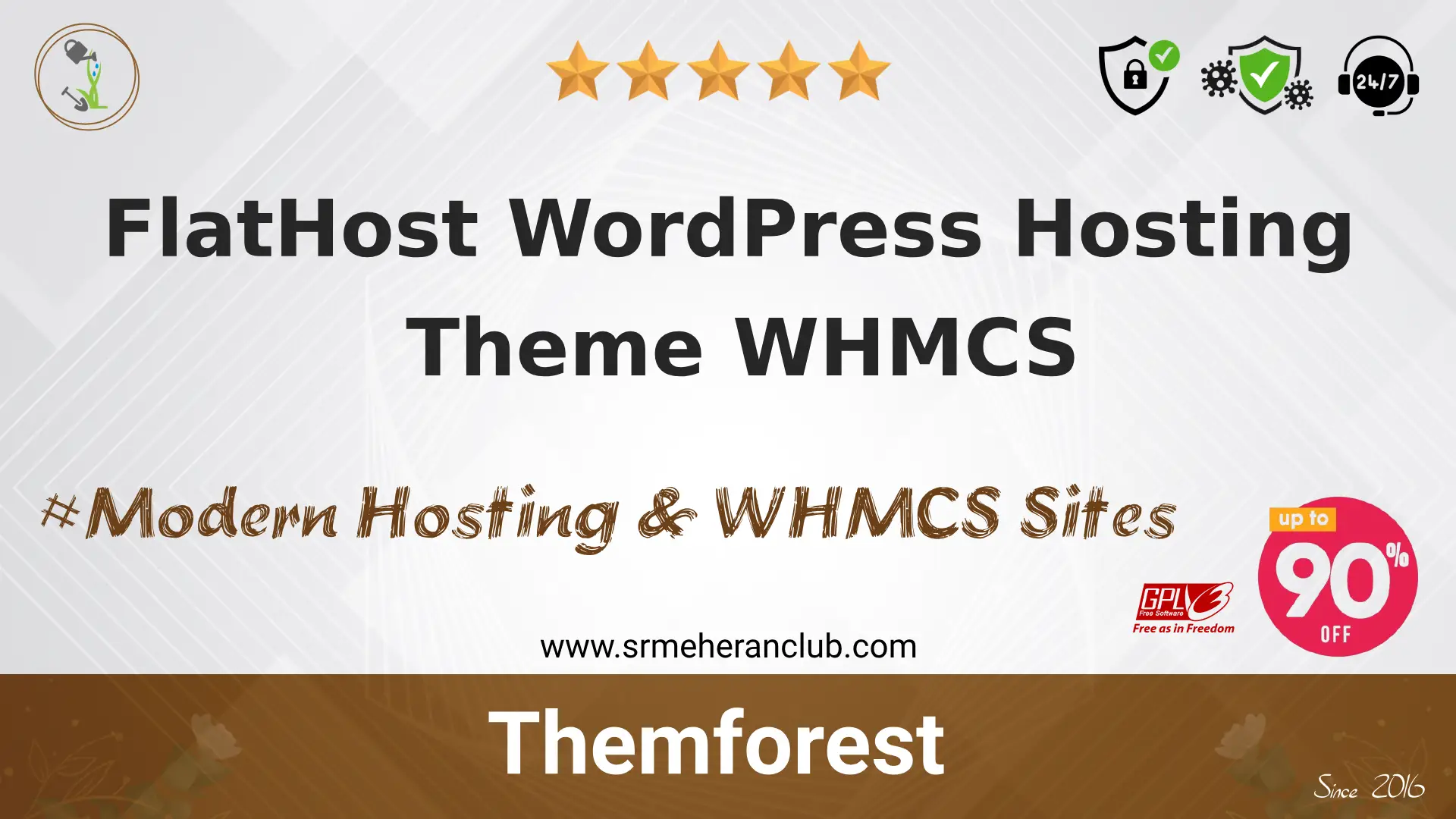 FlatHost WordPress Hosting Theme WHMCS