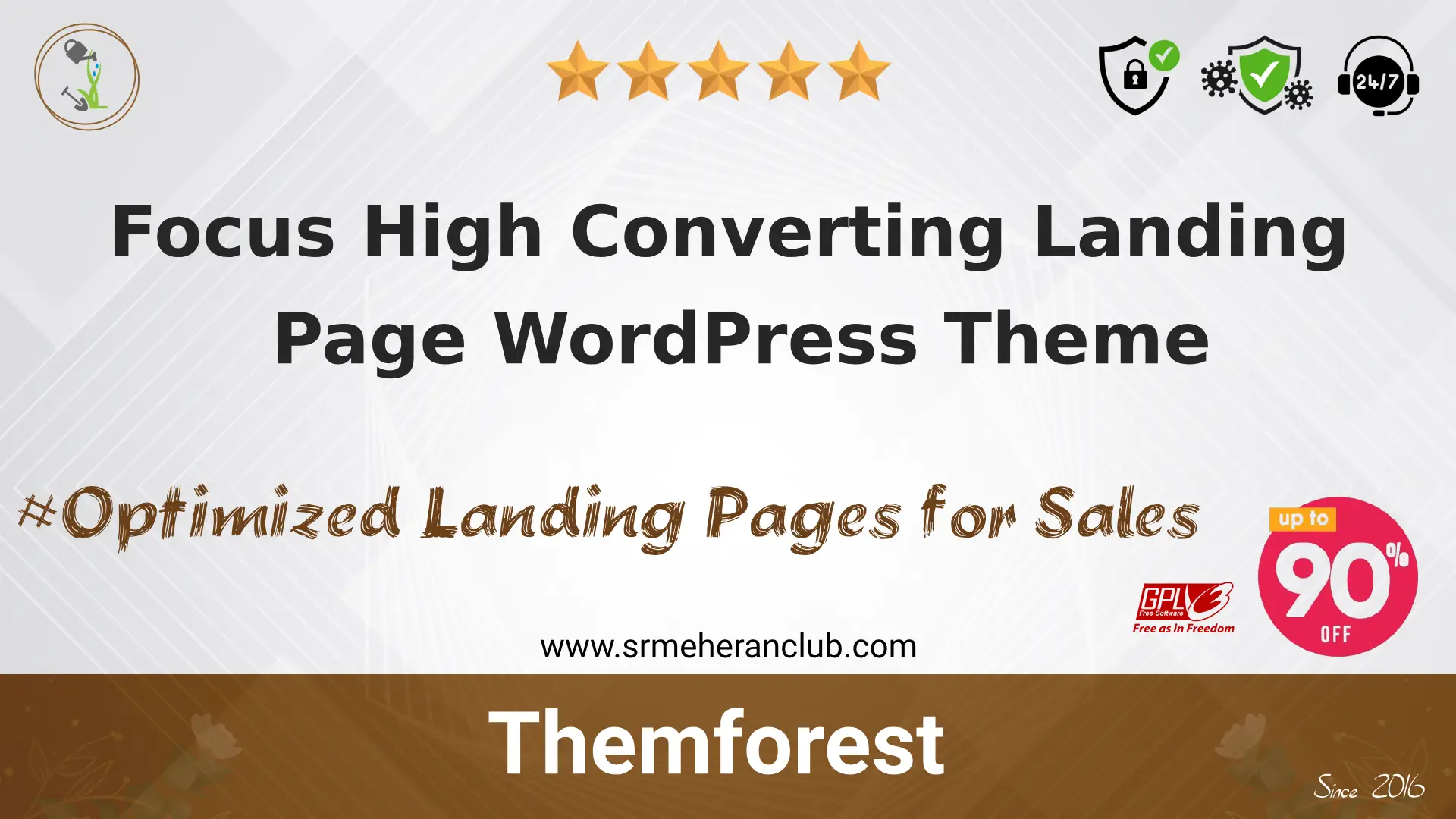 Focus High Converting Landing Page WordPress Theme — Product by Themeforest