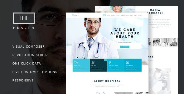 The Hospital - One and Multi Page Health Theme