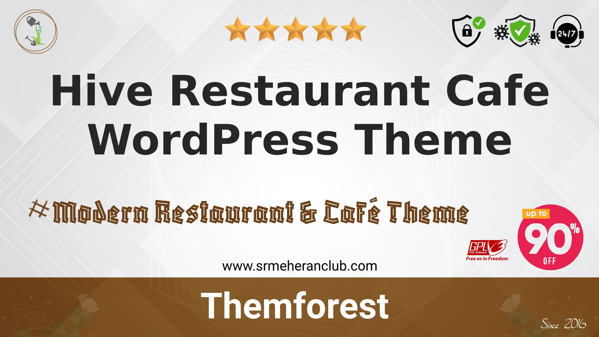 Hive Restaurant Cafe WordPress Theme