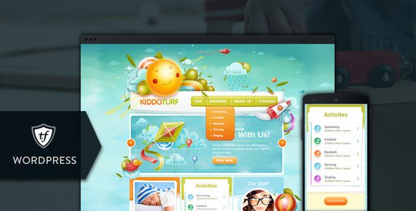 Product Image - KiddoTurf – Kids WordPress Theme 0.4