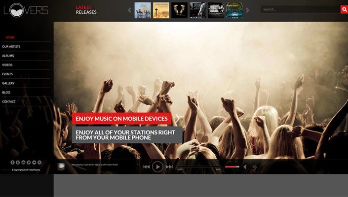 Tesla Themes Lovers WordPress Theme