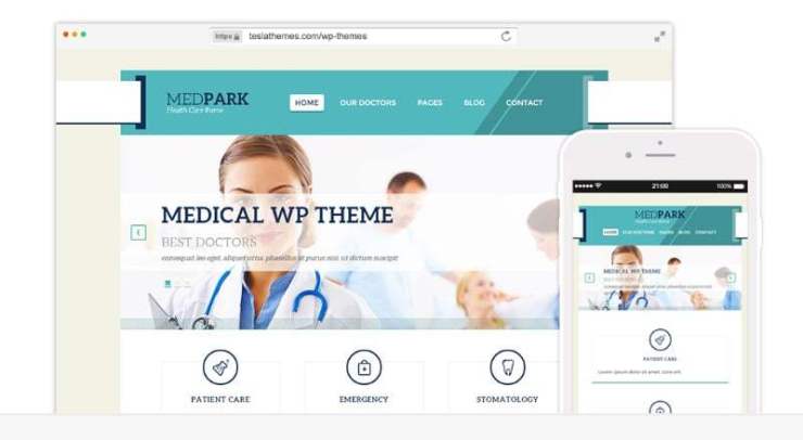 Tesla Themes Medpark WordPress Theme