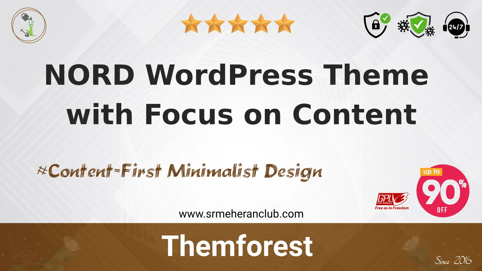 NORD WordPress Theme with Focus on Content — Product by Themeforest