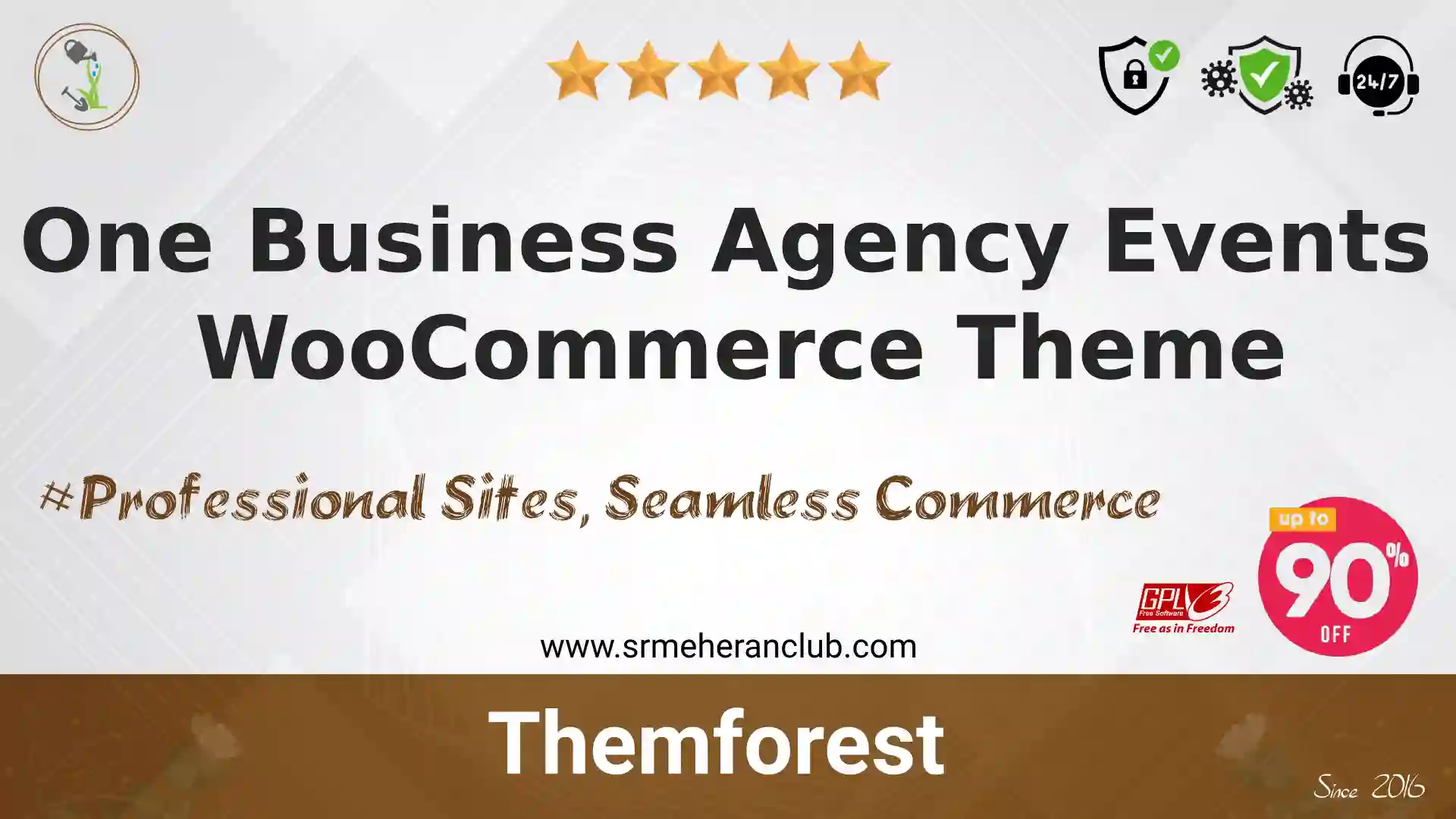 One Business Agency Events WooCommerce Theme — Product by Themeforest