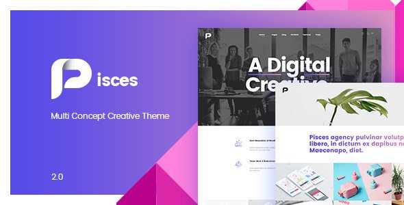 Product Image - Pisces Multi Concept Creative Theme 2.0.9