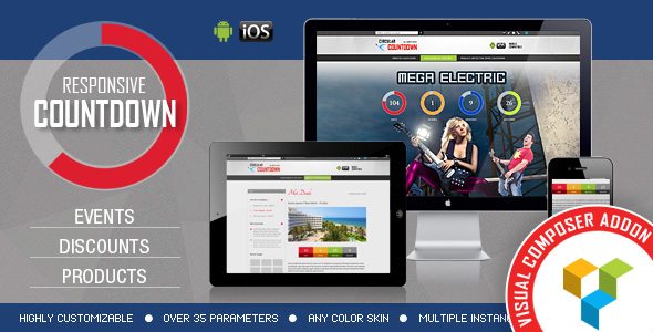 Visual Composer Addon-CountDown Timer PRO