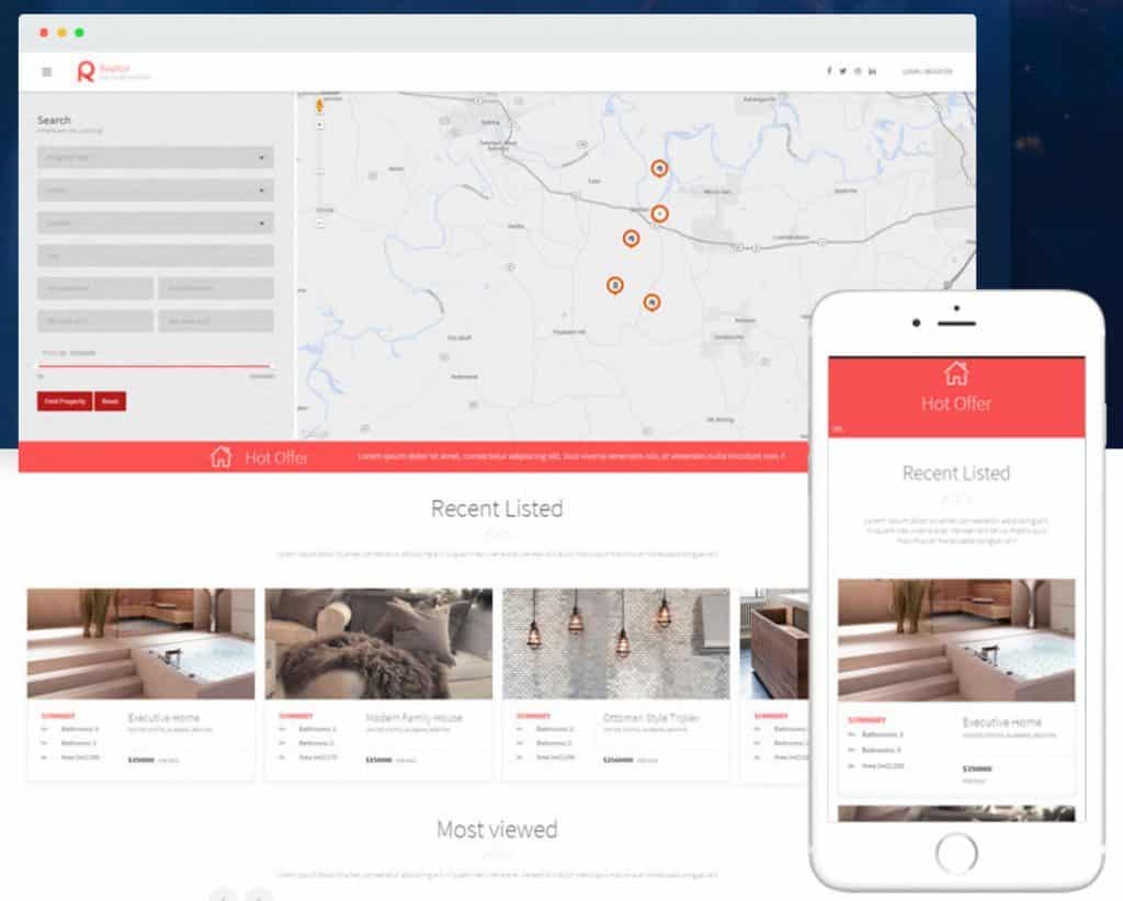 Tesla Themes Realtor WordPress Theme