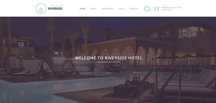 Tesla Themes Riverside Resort WordPress Theme