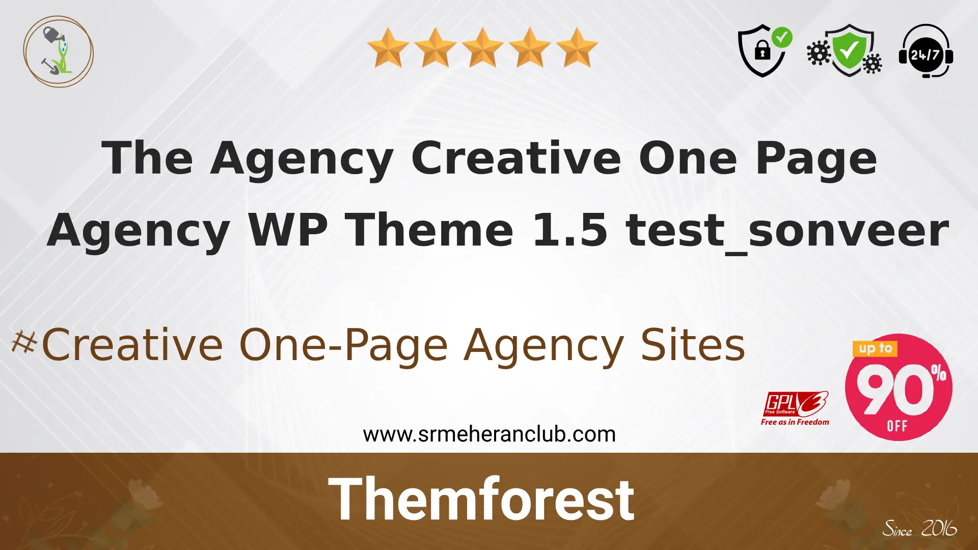 The Agency Creative One Page Agency WP Theme 1.5 test_sonveer — Theme by Themeforest