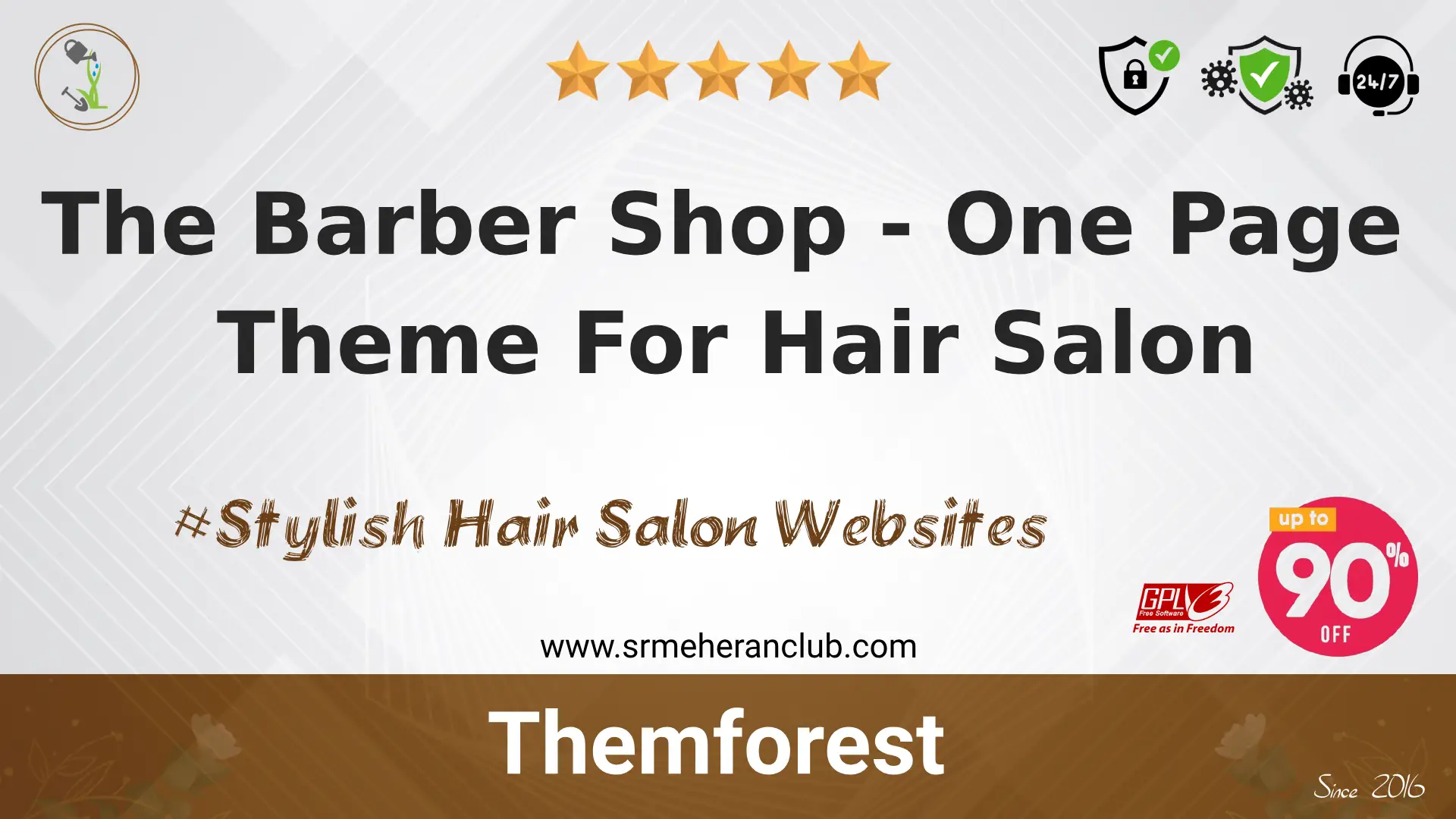 The Barber Shop – One Page Theme For Hair Salon — Theme by Themeforest