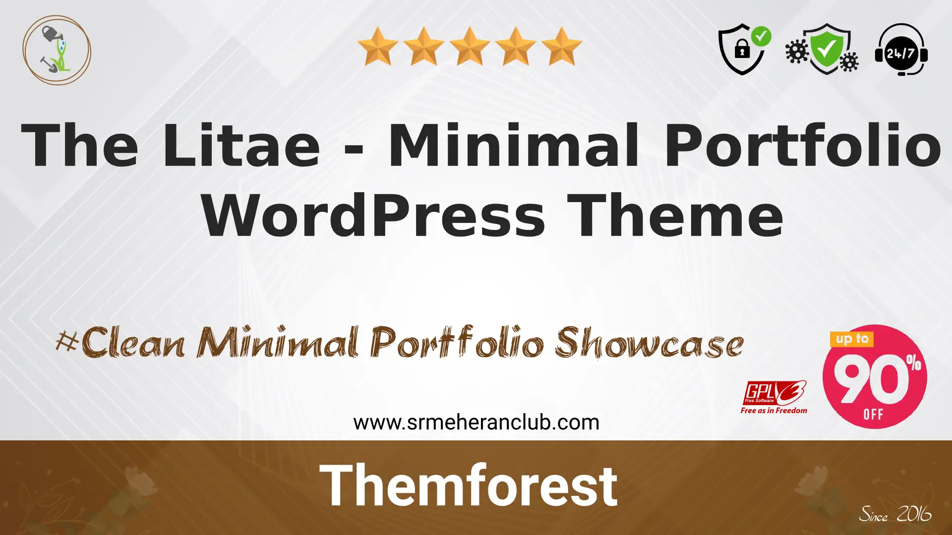 The Litae – Minimal Portfolio WordPress Theme — Product by Themeforest