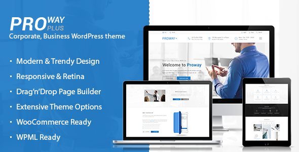 Product Image - ProWay Plus  Business Finance WordPress theme 1.1.9