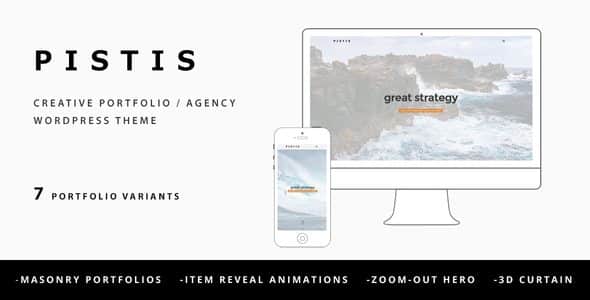 Product Image - Pistis – Portfolio / Agency WP Theme
