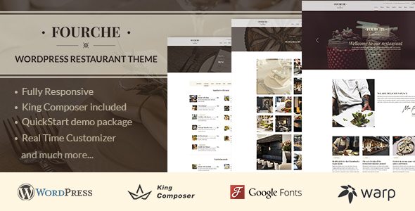 Product Image - Fourche — Restaurant & Cafe WordPress Theme Product Image - Fourche — Restaurant & Cafe WordPress Theme