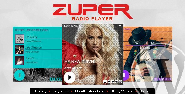 Zuper - Shoutcast and Icecast Radio Player