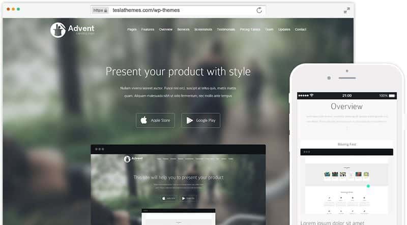 Tesla Themes Advent WordPress Theme
