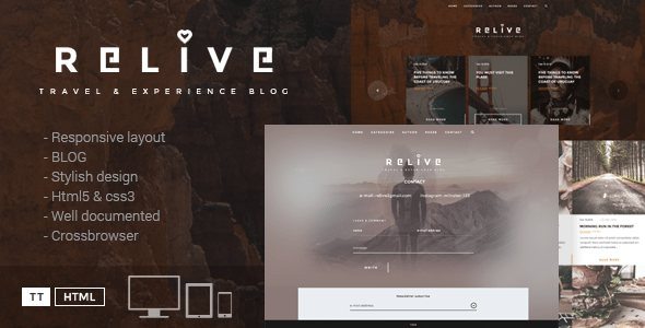 Tesla Themes Relive WordPress Theme