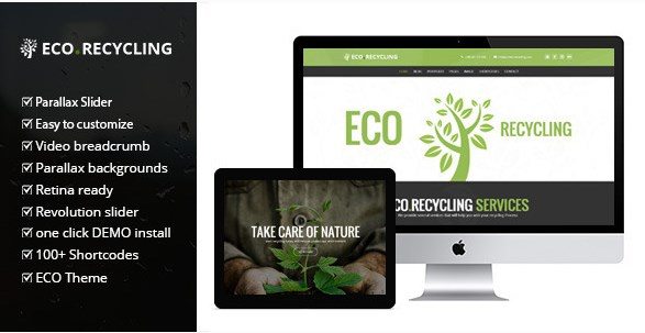 Eco Recycling - Ecology & Nature WordPress Theme 2.0.1
