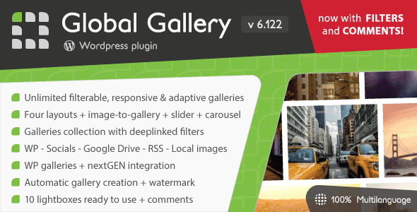 Product Image - Global Gallery WordPress Responsive Gallery 9.0.0 Product Image - Global Gallery WordPress Responsive Gallery 9.0.0