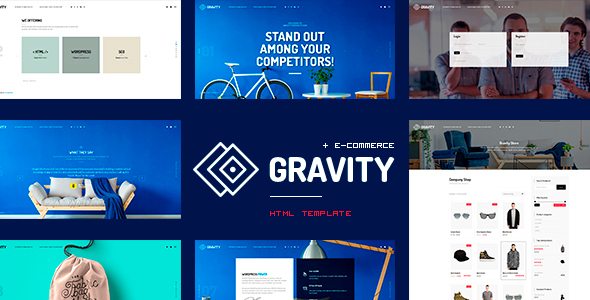 Gravity ECommerce Agency Presentation Theme