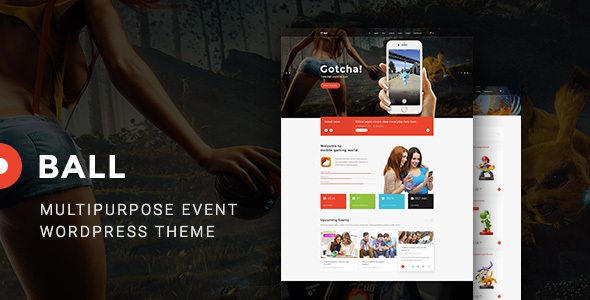 Ball eSports Gaming WordPress Theme