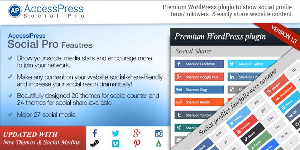 AccessPress Social PRO