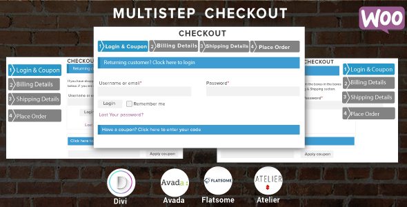 WooCommerce Simplified MultiStep Checkout