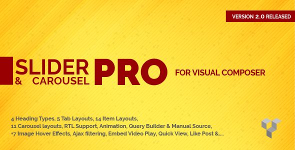 Product Image - Pro Slider & Carousel Layout for Visual Composer 2.0