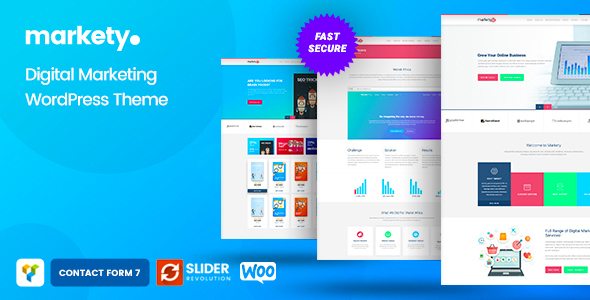 Product Image - Markety SEO Digital Marketing WordPress Theme 1.7
