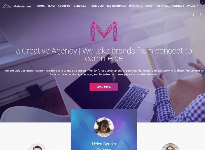 Tesla Themes Materialism WordPress Theme