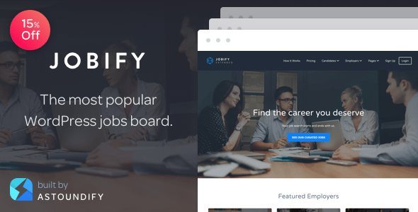 Jobify - The Most Popular WordPress Job Board Theme 4.9.0