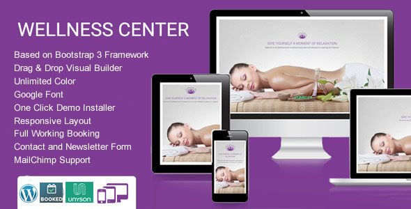 Beauty Wellness WordPress Theme