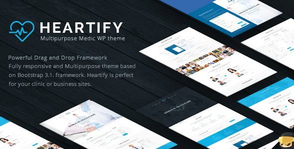 Heartify Medical Health Clinic WordPress Theme