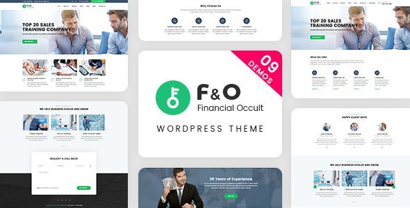 F&O Consultant Finance WordPress Theme 1.2.6